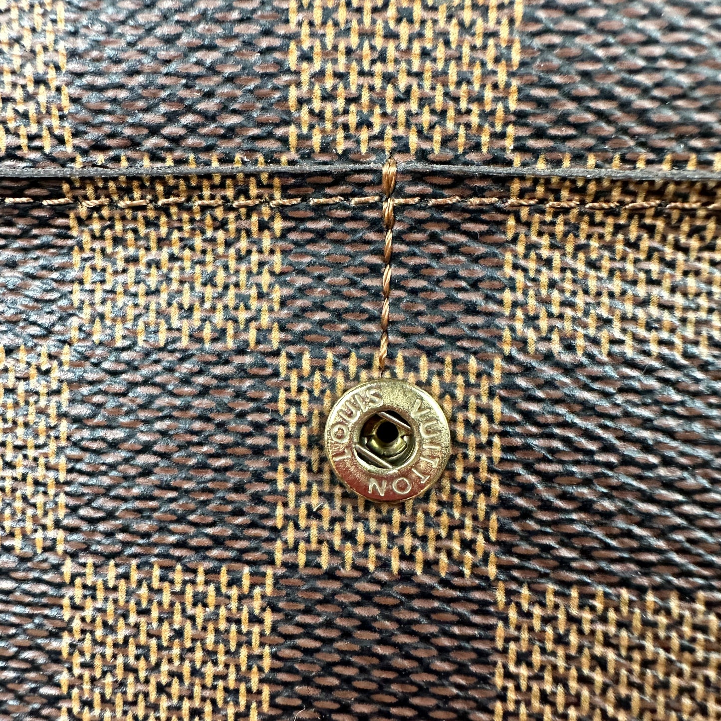 Louis Vuitton Damier Ebene Canvas Sarah Wallet