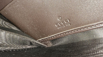 GUCCI Web GG Supreme Bee Zip Wallet