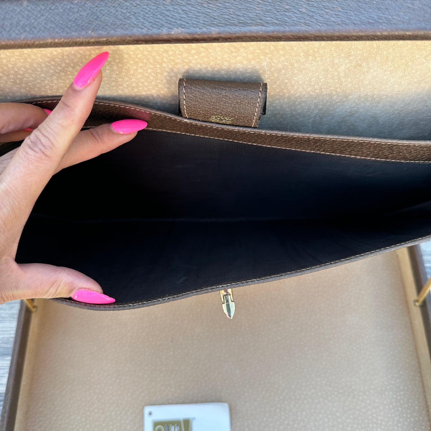 Gucci Vintage Hard Side Briefcase