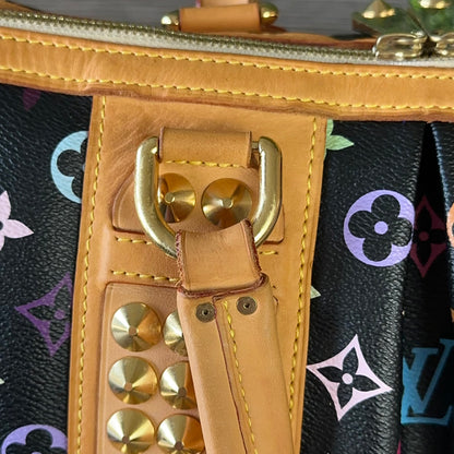 LOUIS VUITTON MONOGRAM BLACK MULTICOLOR COURTNEY MM NOIR