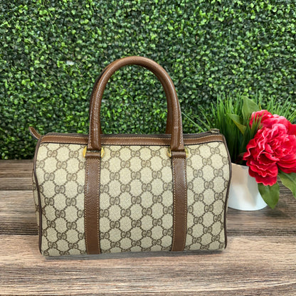 Gucci Vintage Sherry Line Boston Bag