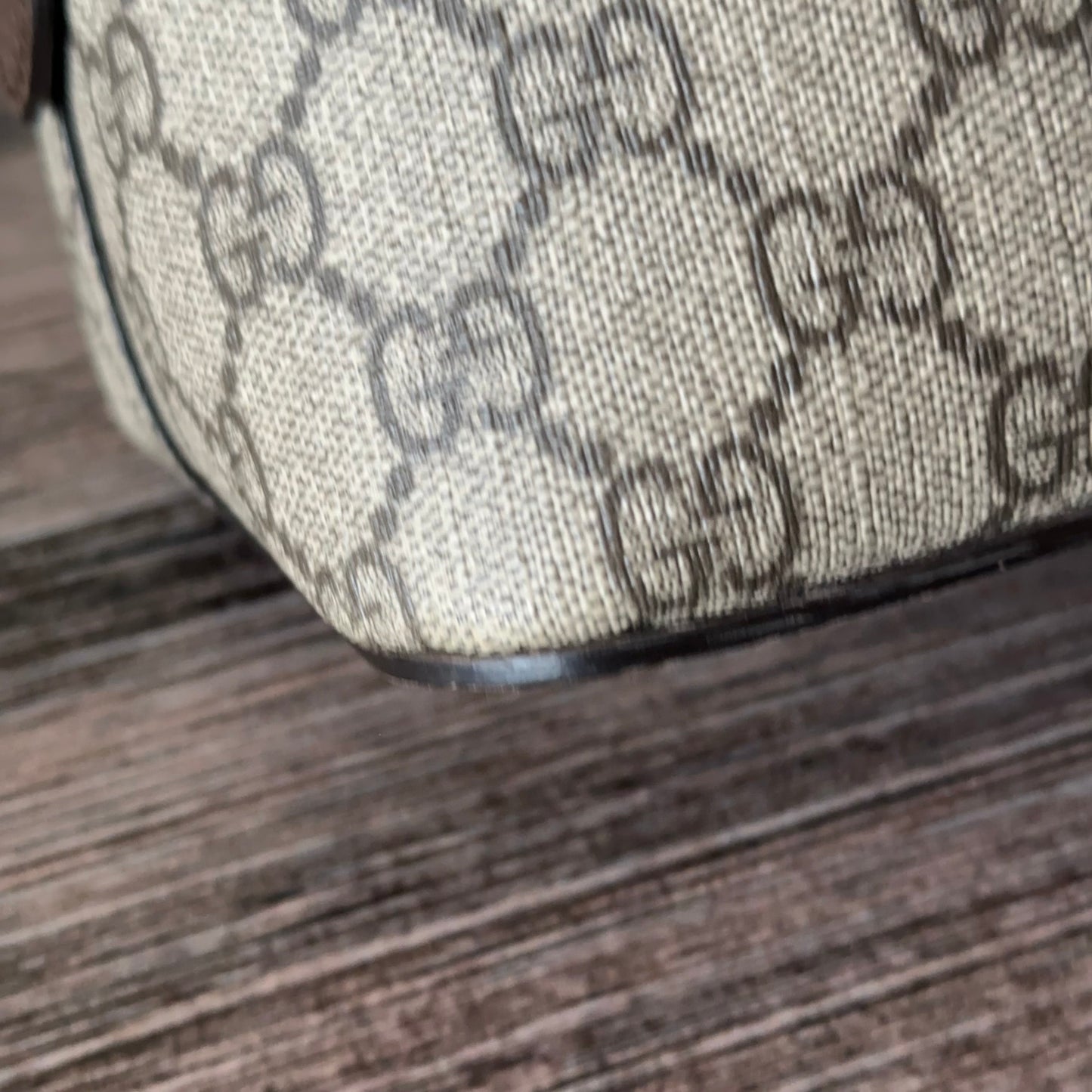 Gucci Ophidia Supreme Monogram Web Top Handle Medium Dome Bag