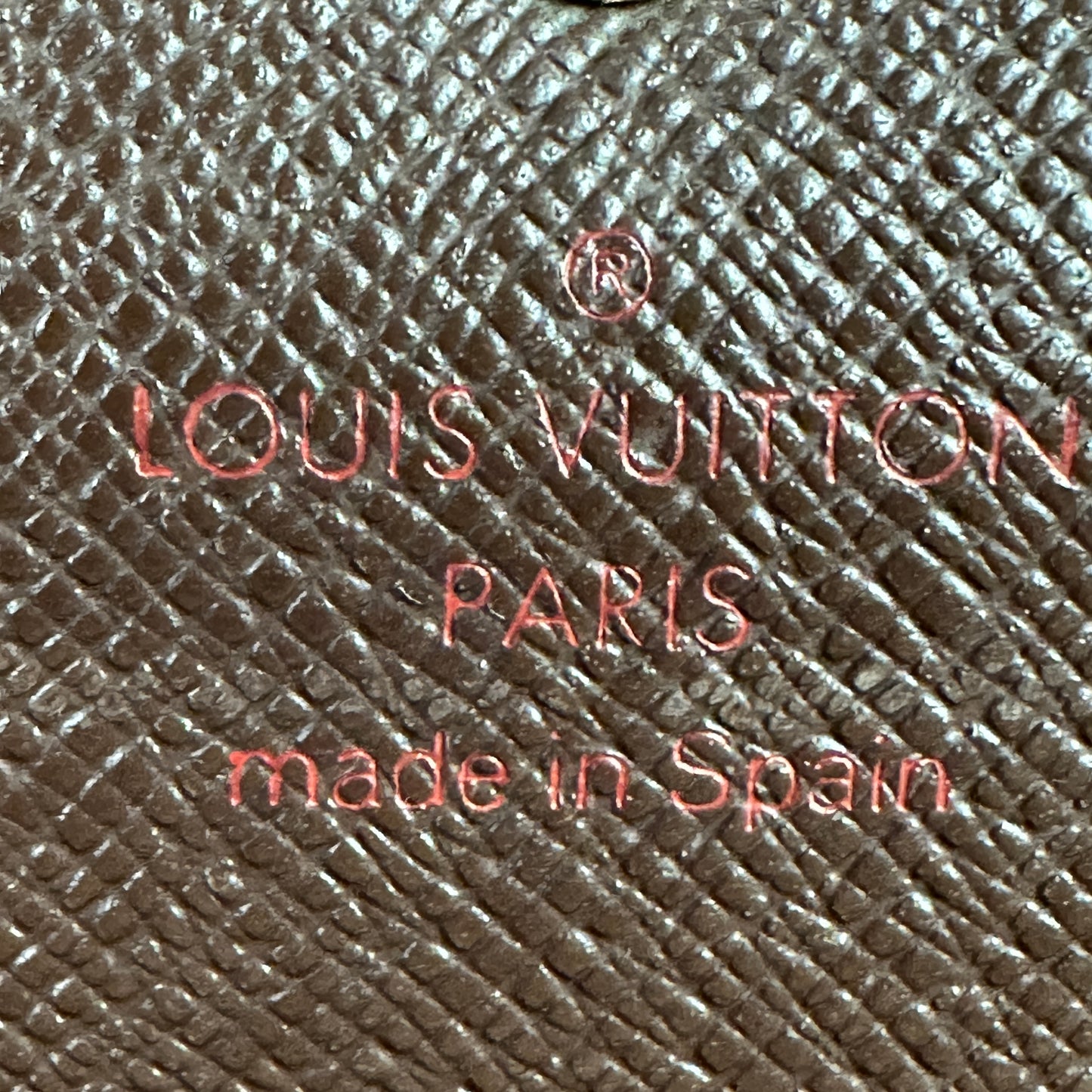 Louis Vuitton Damier Ebene Canvas Sarah Wallet