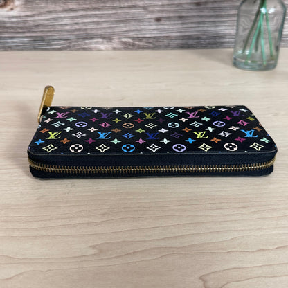 Multicolor Noir Zippy Wallet