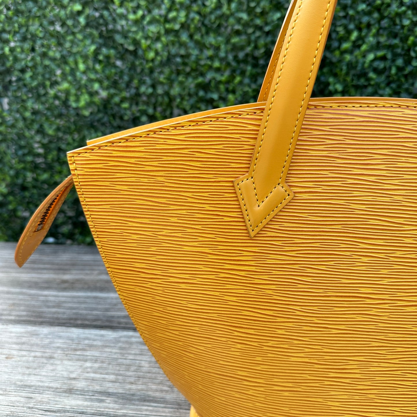 Louis Vuitton Tassil Yellow Epi Leather Saint Jacques PM
