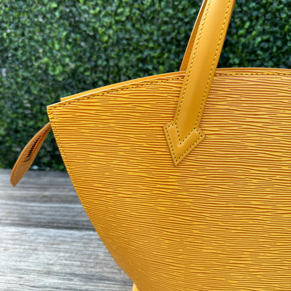 Louis Vuitton Tassil Yellow Epi Leather Saint Jacques PM