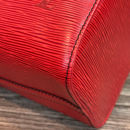 Louis Vuitton Red Epi Speedy 25