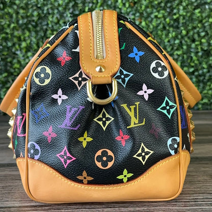 LOUIS VUITTON MONOGRAM BLACK MULTICOLOR COURTNEY MM NOIR