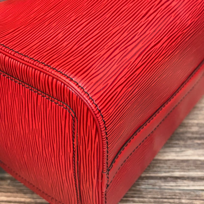 Louis Vuitton Red Epi Speedy 25