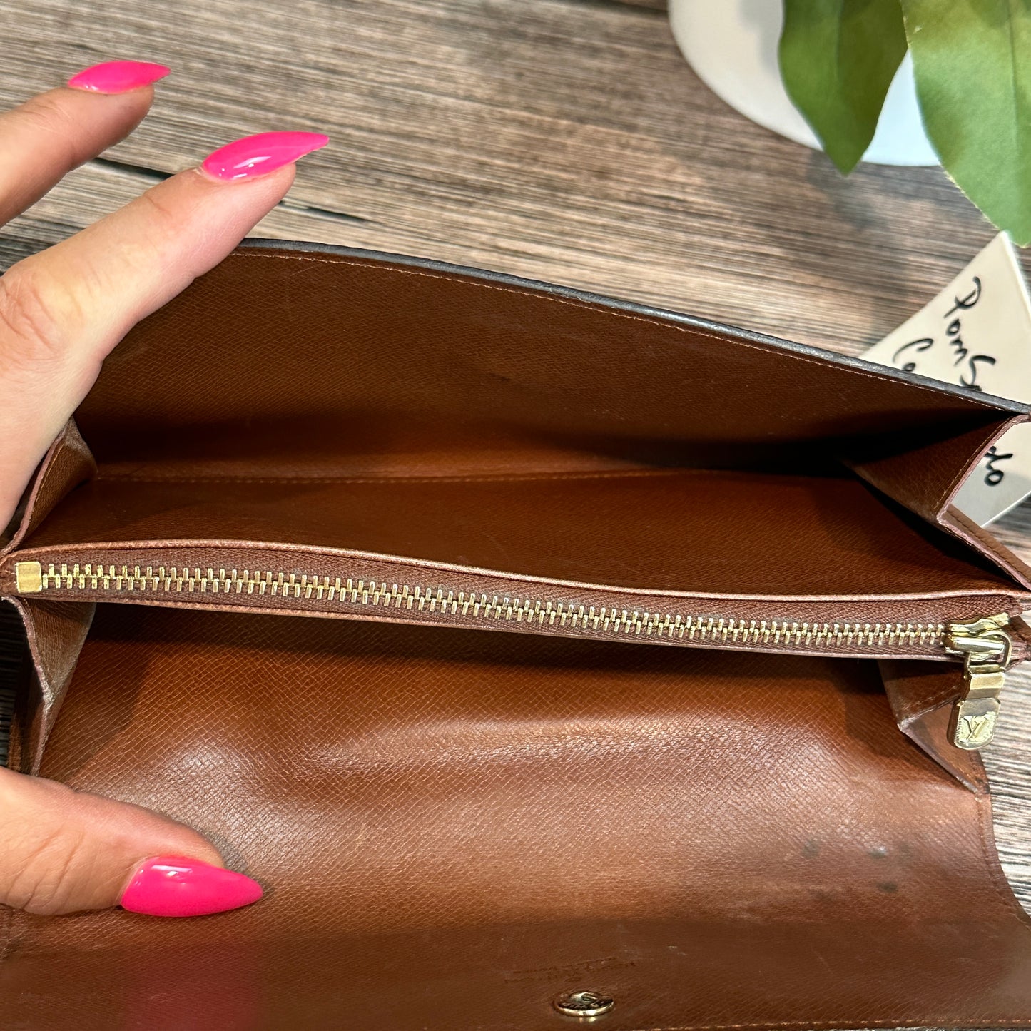 Vintage Monogram Wallet