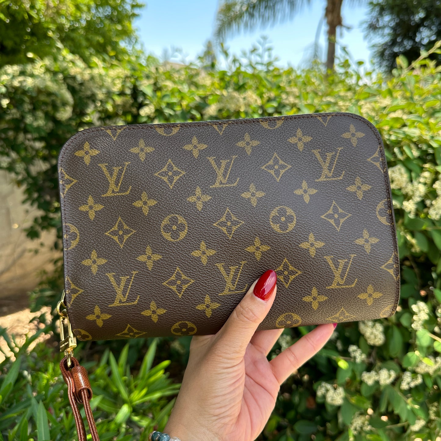 Louis Vuitton Pochette Orsay Clutch Monogram Canvas