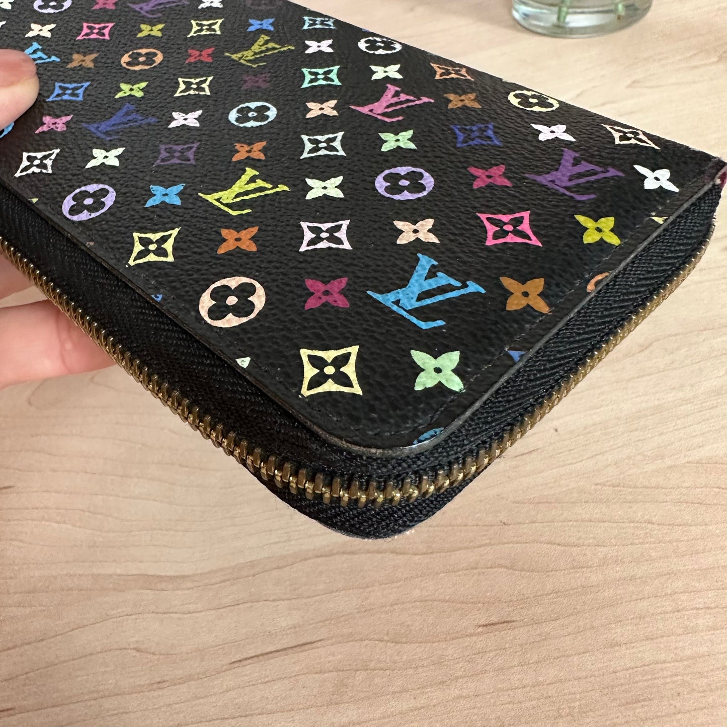 Multicolor Noir Zippy Wallet