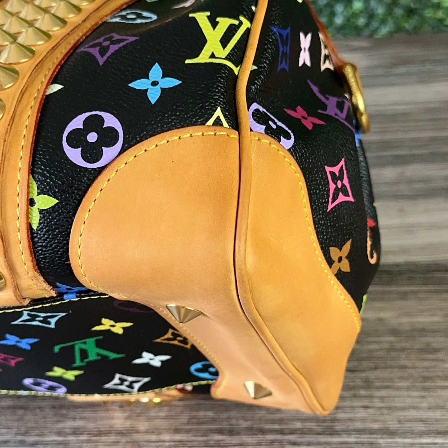 LOUIS VUITTON MONOGRAM BLACK MULTICOLOR COURTNEY MM NOIR