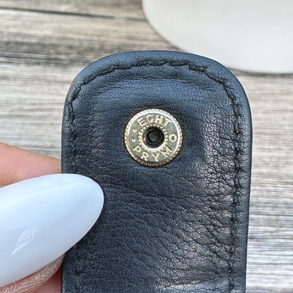 Chanel Black Caviar Leather Vintage Timeless CC French Wallet