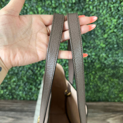 GUCCI OPHIDIA SUPREME MONOGRAM WEB TOTE WITH REMOVABLE POUCH