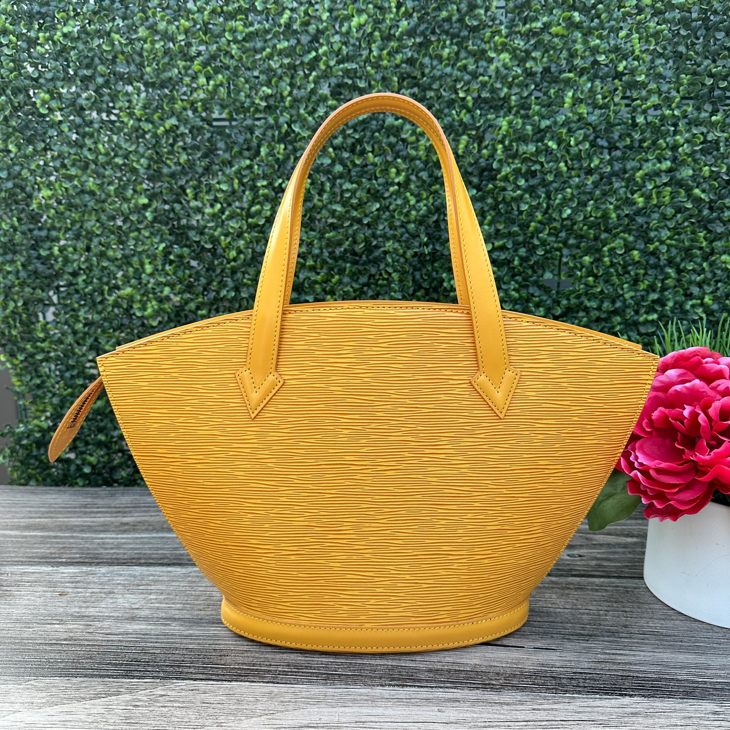 Louis Vuitton Tassil Yellow Epi Leather Saint Jacques PM