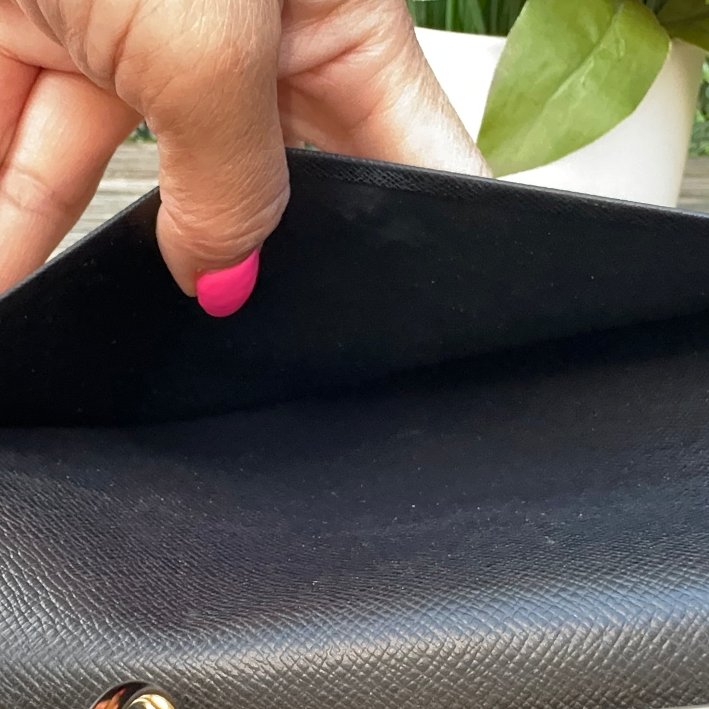 Louis Vuitton Black Epi Large Agenda GM