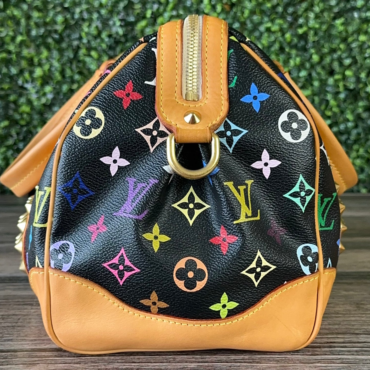 LOUIS VUITTON MONOGRAM BLACK MULTICOLOR COURTNEY MM NOIR