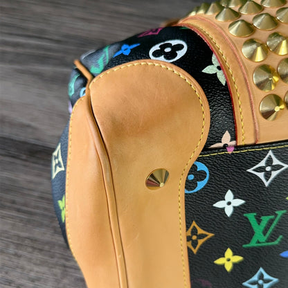 LOUIS VUITTON MONOGRAM BLACK MULTICOLOR COURTNEY MM NOIR