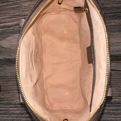 Gucci Ophidia Supreme Monogram Web Top Handle Medium Dome Bag