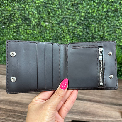Louis Vuitton Monogram Glace Portefeuille Double Wallet in Cafe
