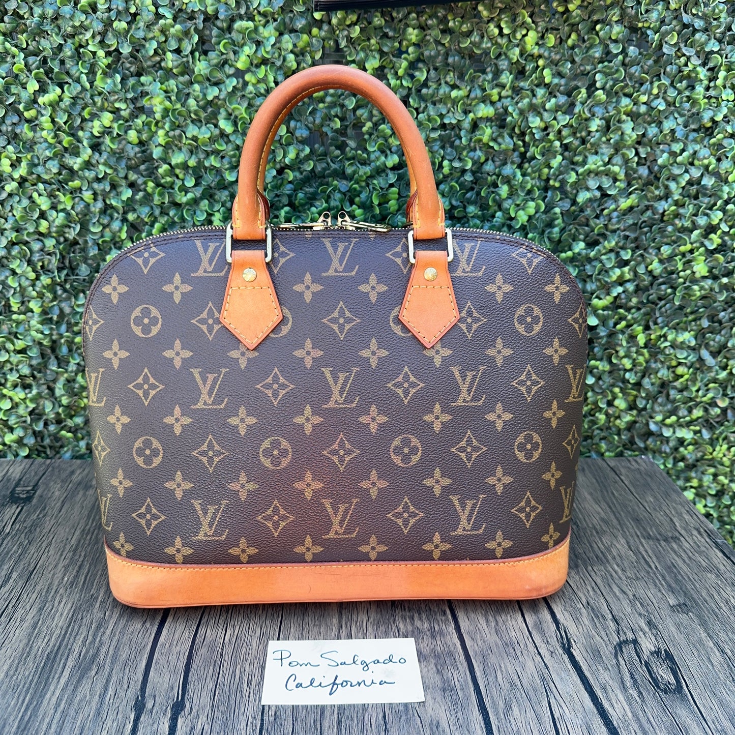 Louis Vuitton Monogram Canvas Alma PM Bag