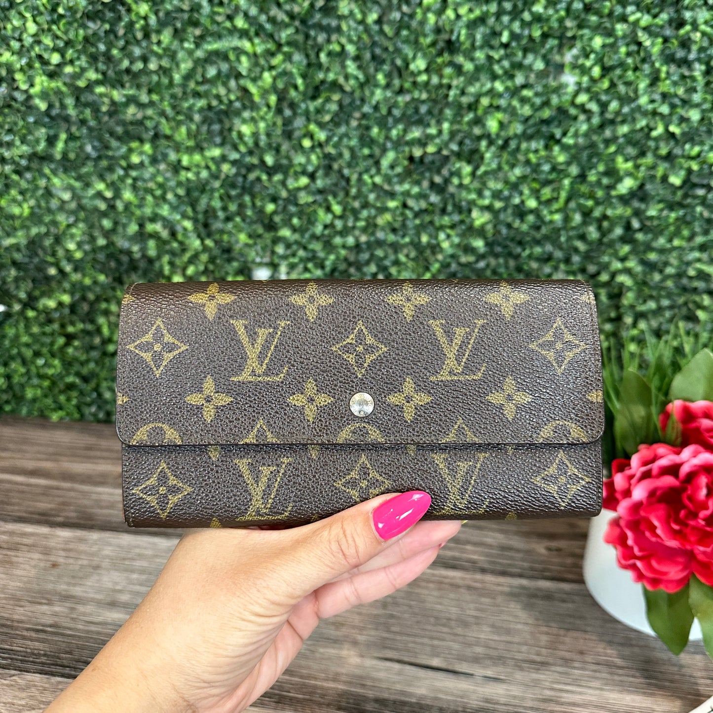 Vintage Monogram Wallet