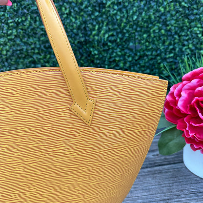Louis Vuitton Tassil Yellow Epi Leather Saint Jacques PM