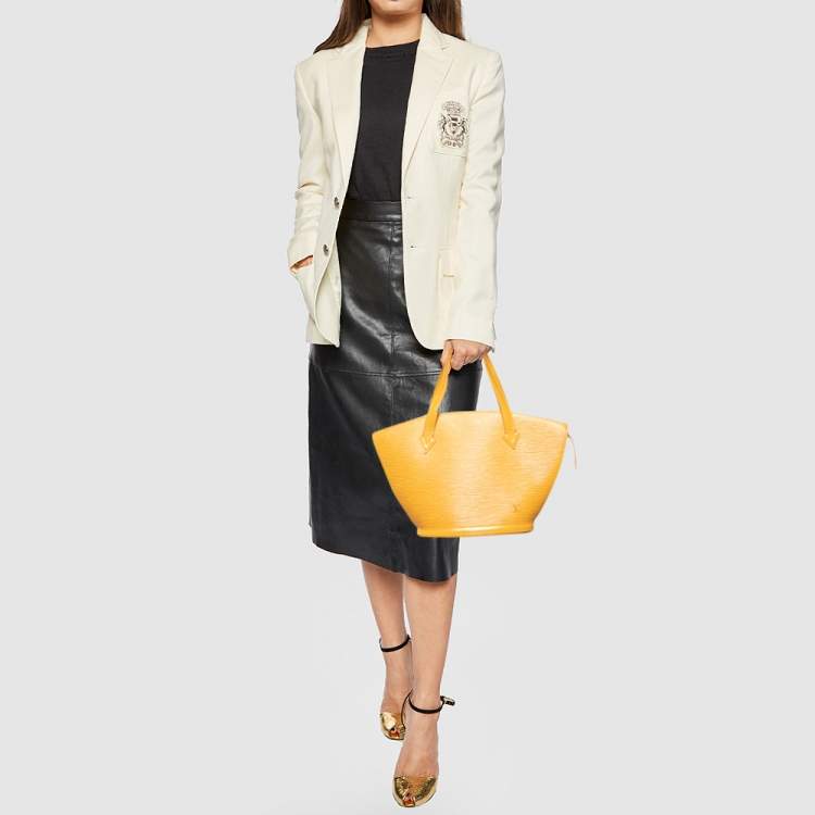 Louis Vuitton Tassil Yellow Epi Leather Saint Jacques PM