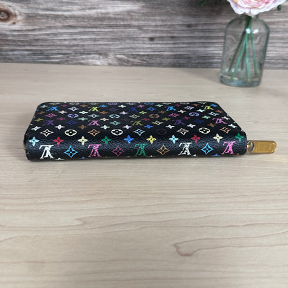 Multicolor Noir Zippy Wallet