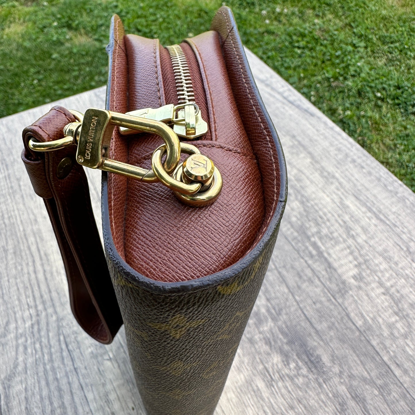 Louis Vuitton Pochette Orsay Clutch Monogram Canvas