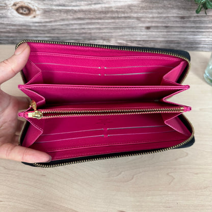 Multicolor Noir Zippy Wallet