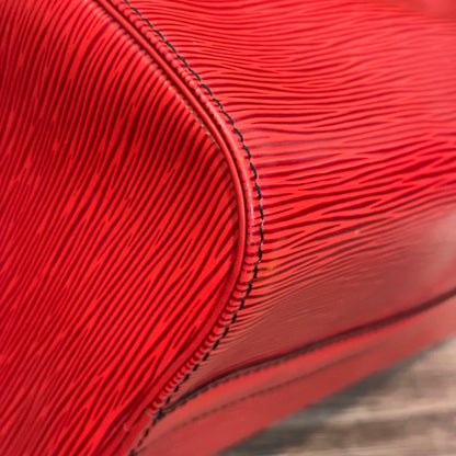 Louis Vuitton Red Epi Speedy 25