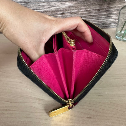 Multicolor Noir Zippy Wallet