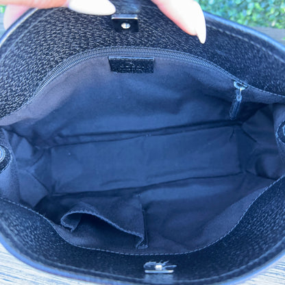 Gucci Black GG Canvas Eclipse Crossbody