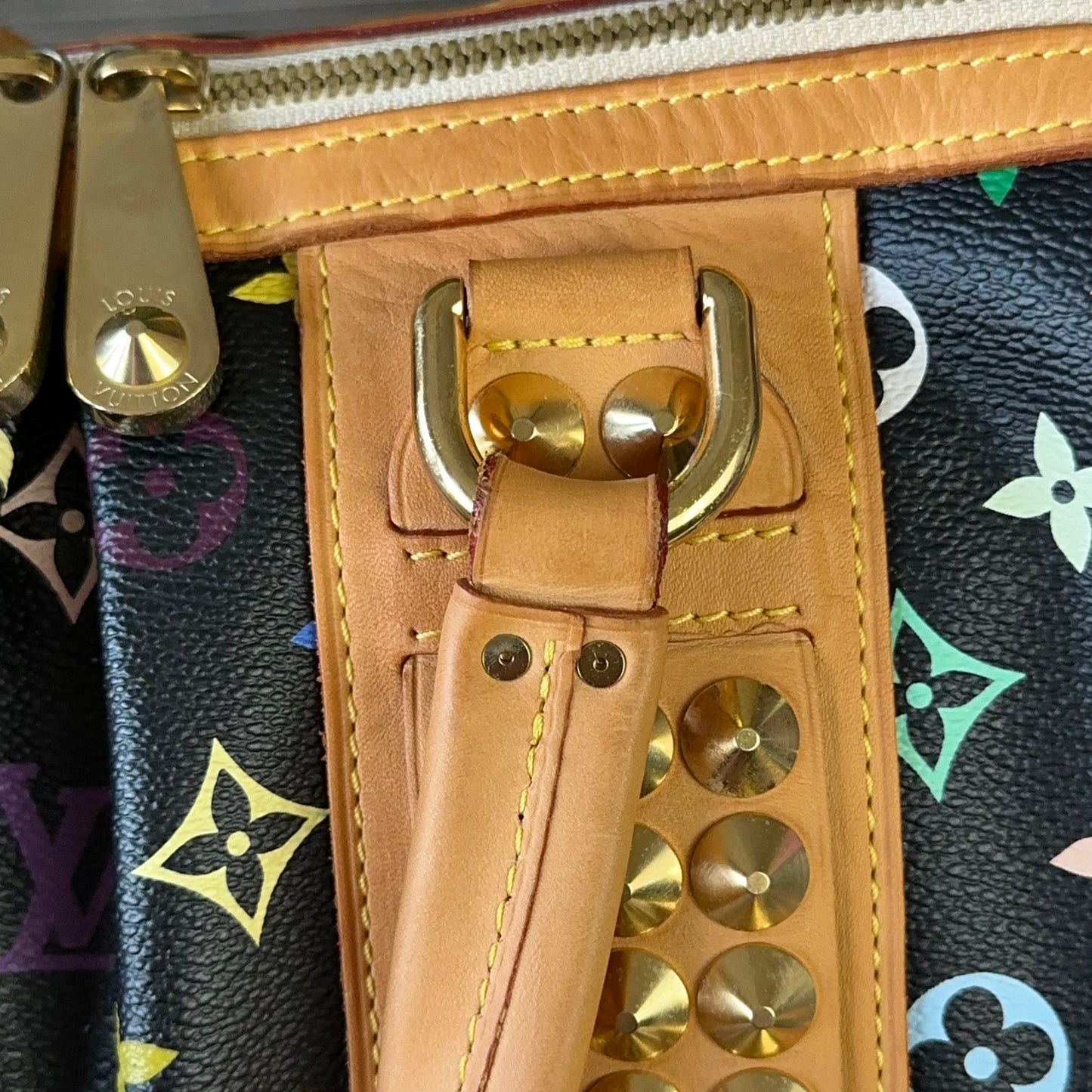 LOUIS VUITTON MONOGRAM BLACK MULTICOLOR COURTNEY MM NOIR