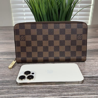 Louis Vuitton XL Zippy Organizer Damier Ebene
