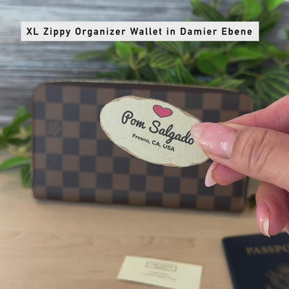 Louis Vuitton XL Zippy Organizer Damier Ebene