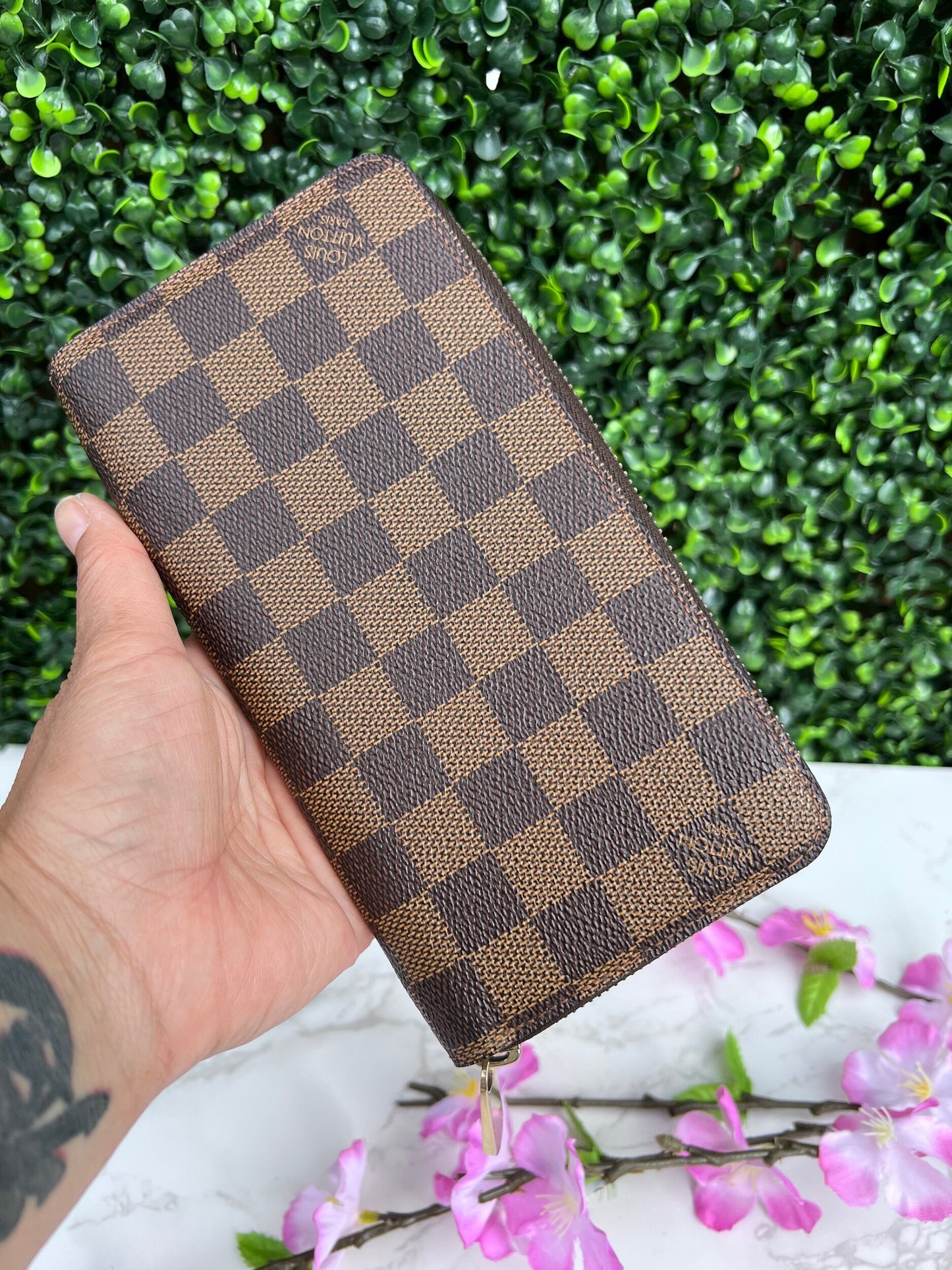 Zippy Wallet Damier Ebene