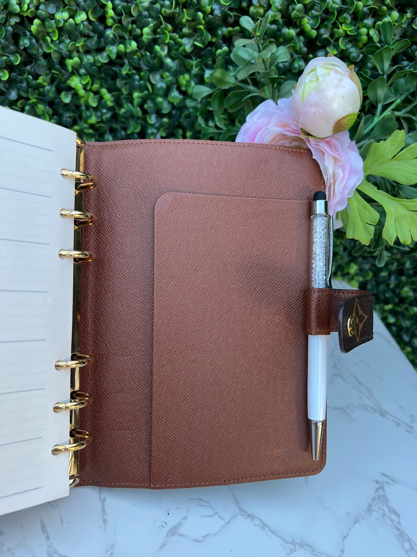 Authentic Preowned  LV Monogram Agenda MM Medium