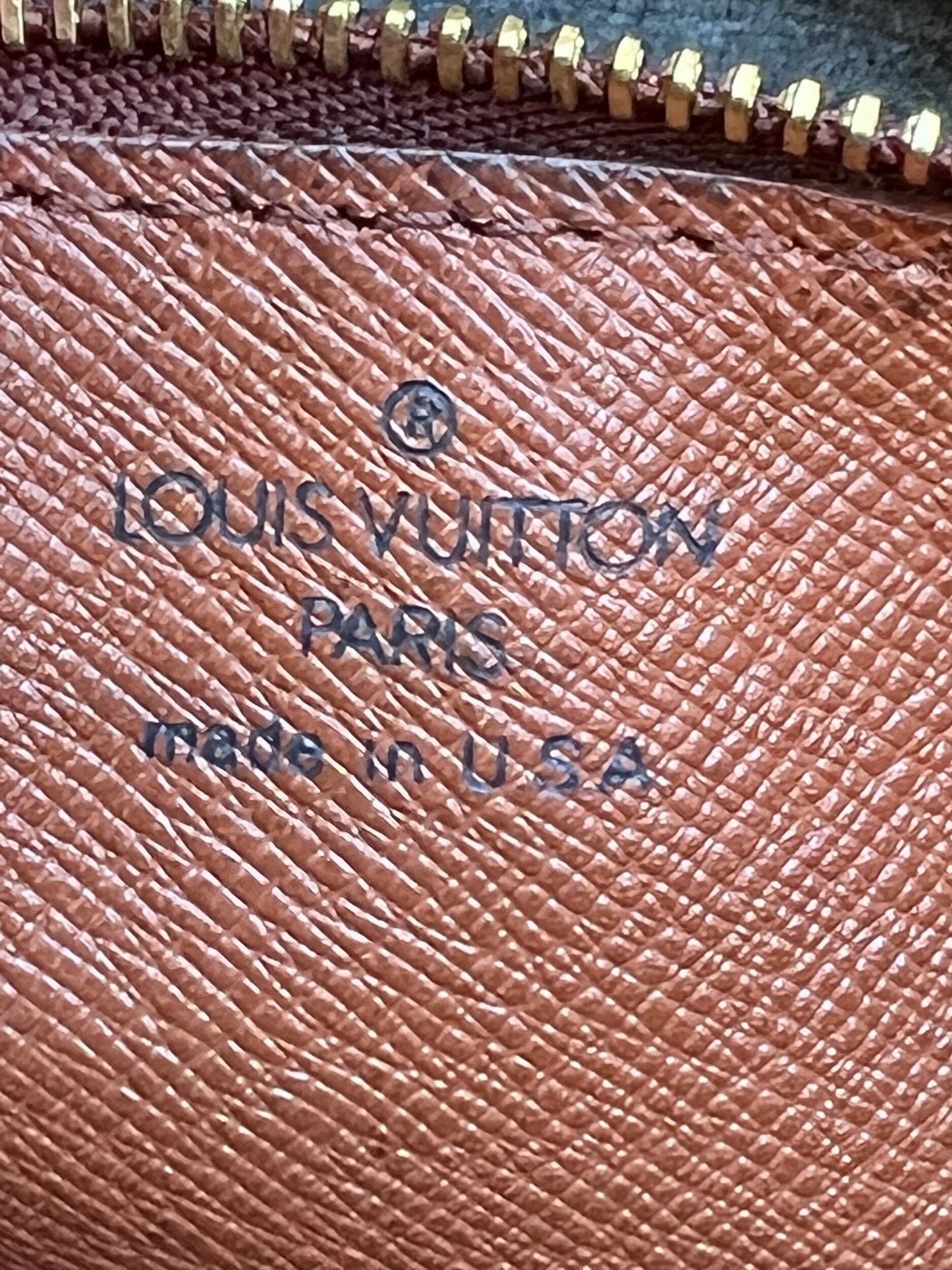 Authentic Preowned LV Monogram Pochette Marley Dragonne GM Clutch