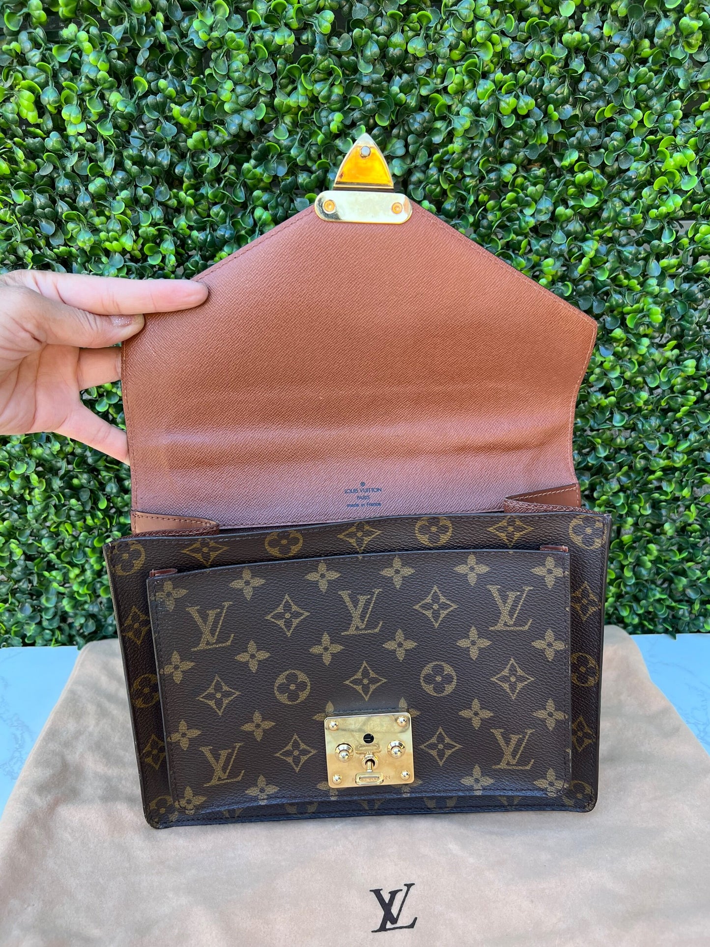Monogram Canvas Monceau 26 Briefcase Bag