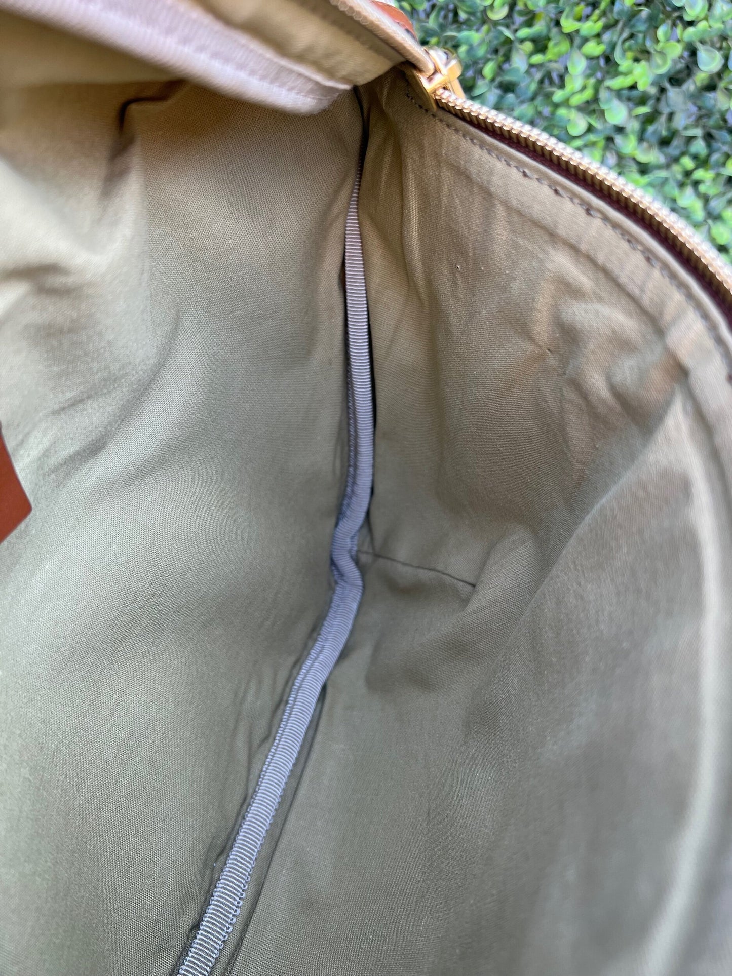 Web Beige Canvas Belt Bag