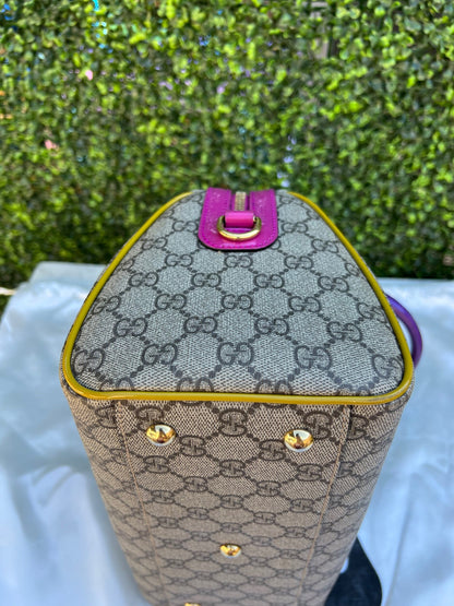 Authentic Preowned Limited Edition GG Supreme Small Boston Bag