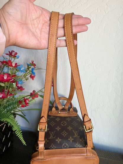 Montsouris PM aka Mini Monogram Canvas Backpack