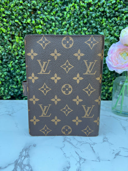 Authentic Preowned  LV Monogram Agenda MM Medium