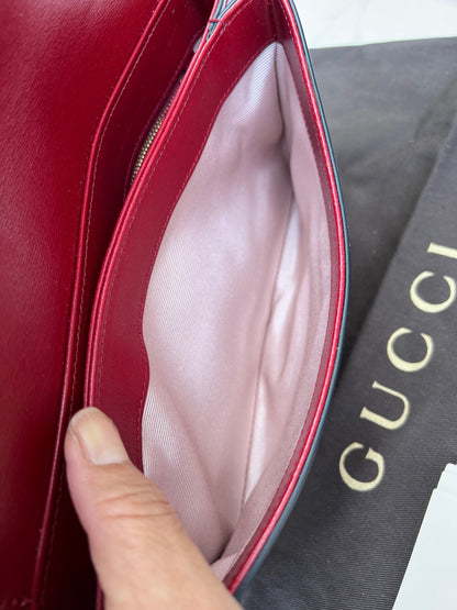 Arli Red Leather Crossbody Bag Vitello Palmellato Lux
