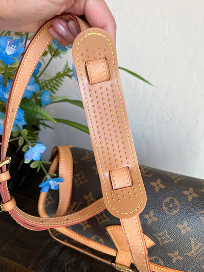 Sologne Adjustable Monogram Canvas Crossbody Bag