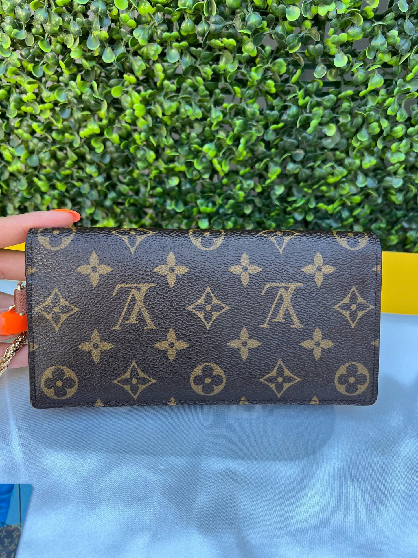 Authentic Preowned LV Accordion Monogram Canvas Clutch Wallet