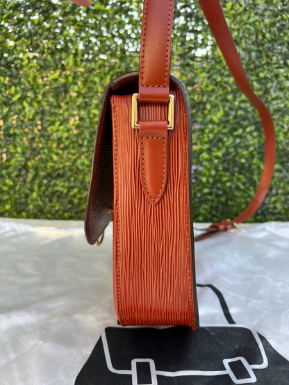 Authentic Preowned Louis Vuitton Kenyan Fawn Epi Saint Cloud GM Bag